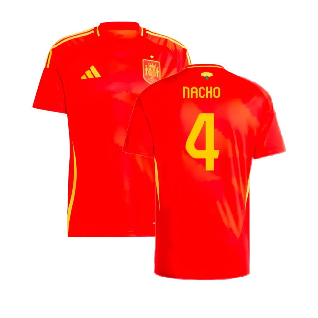 2024-2025 Spain Home Shirt (Nacho 4)-SoccerKits Hub | Buy Soccer Jerseys Online